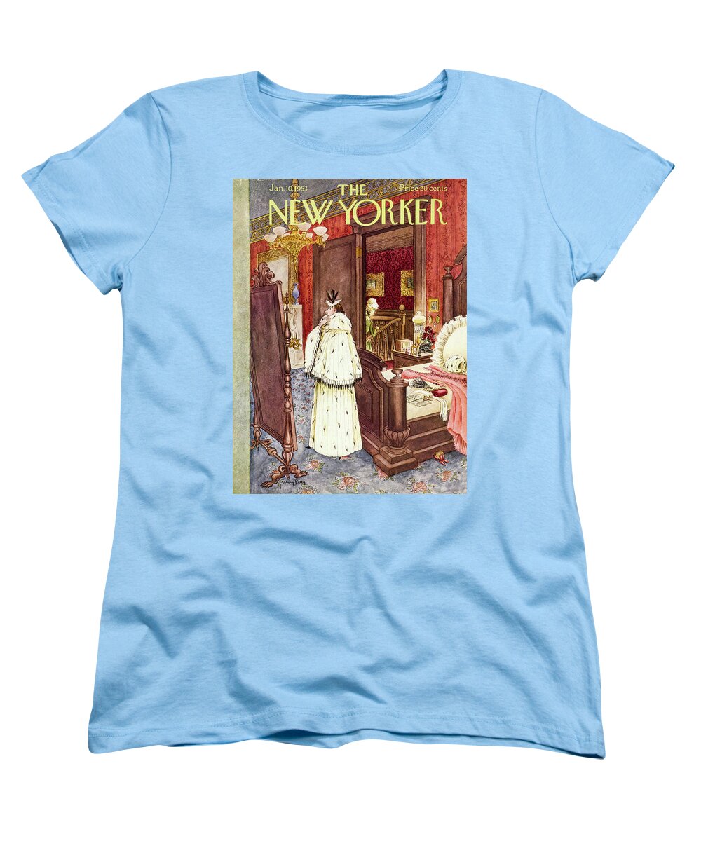 Man Women's T-Shirt (Standard Fit) featuring the painting New Yorker January 10 1953 by Mary Petty