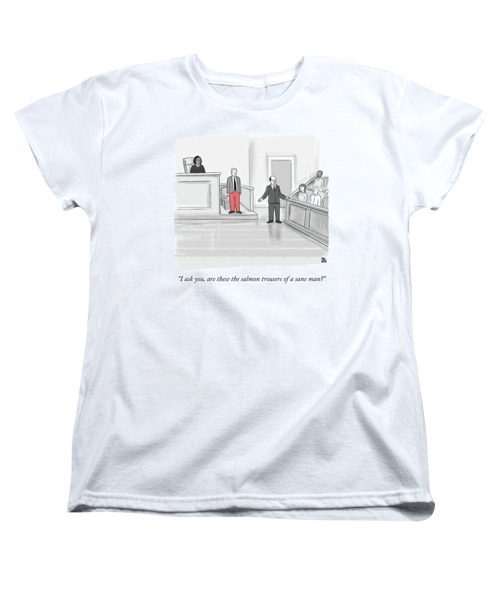 i Ask You Women's T-Shirt (Standard Fit) featuring the drawing I ask you by Paul Noth