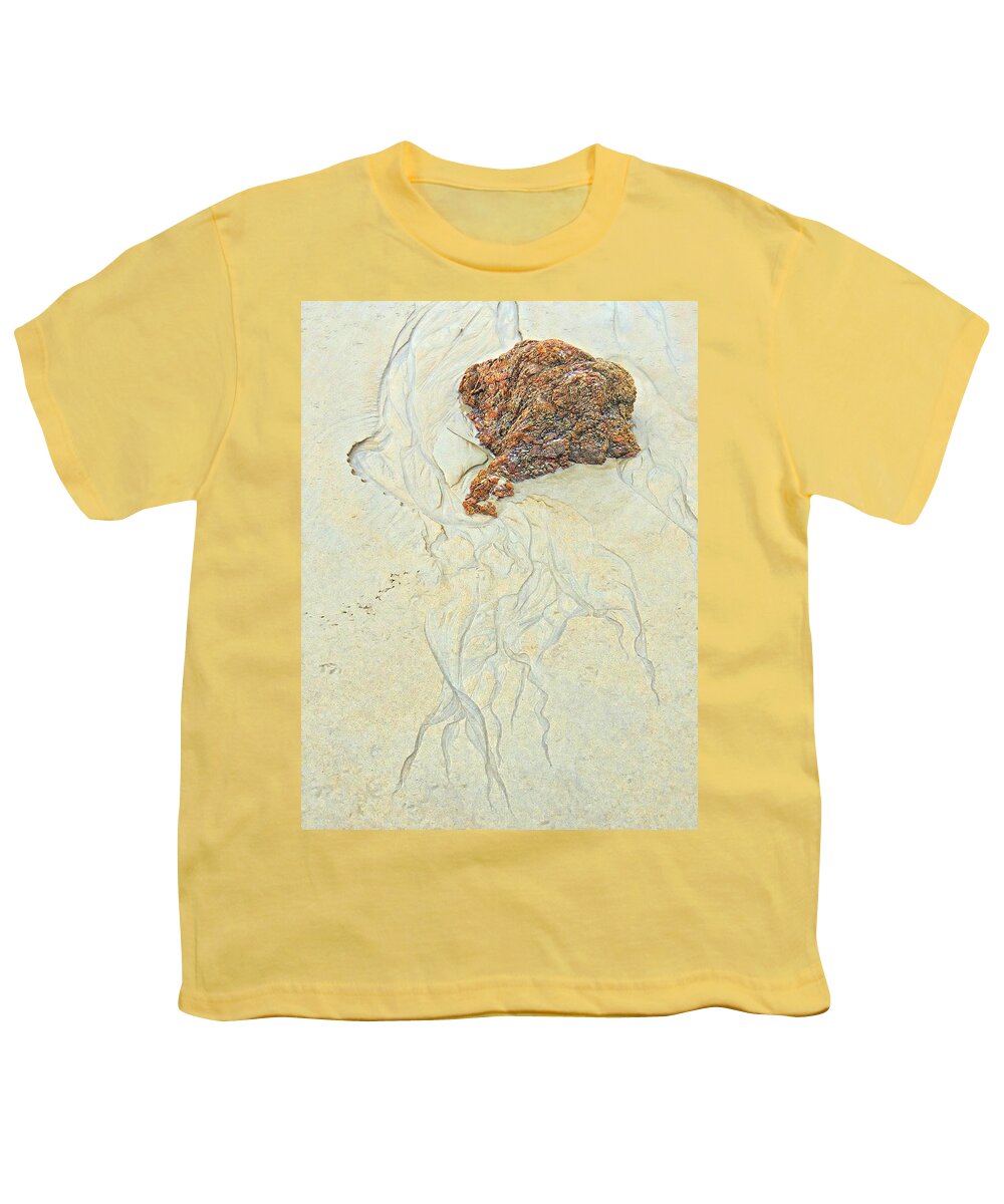 Beachscape Youth T-Shirt featuring the photograph Beach Sand 2 by Marcia Lee Jones
