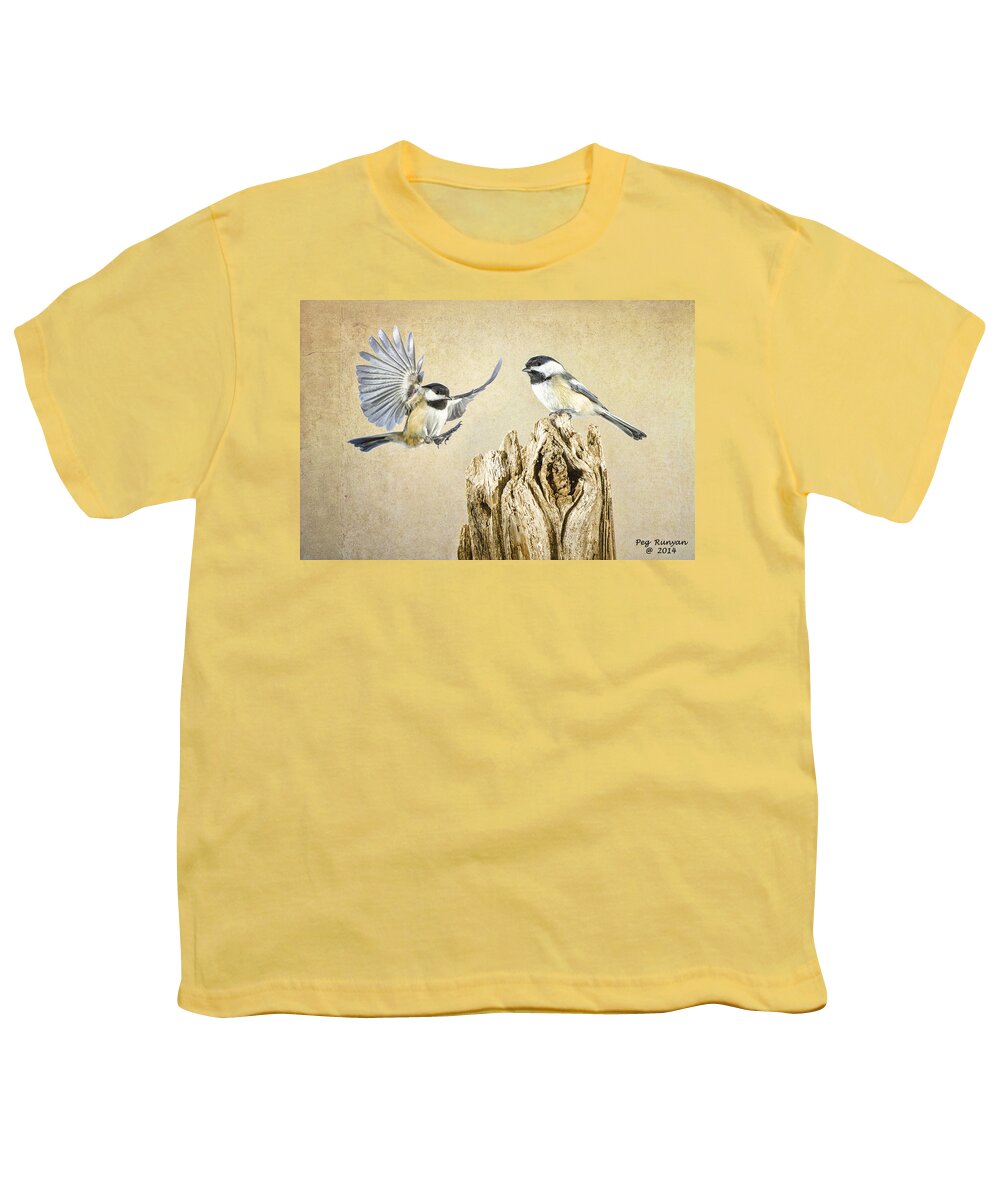 Bird Youth T-Shirt featuring the photograph Feathered Friends by Peg Runyan