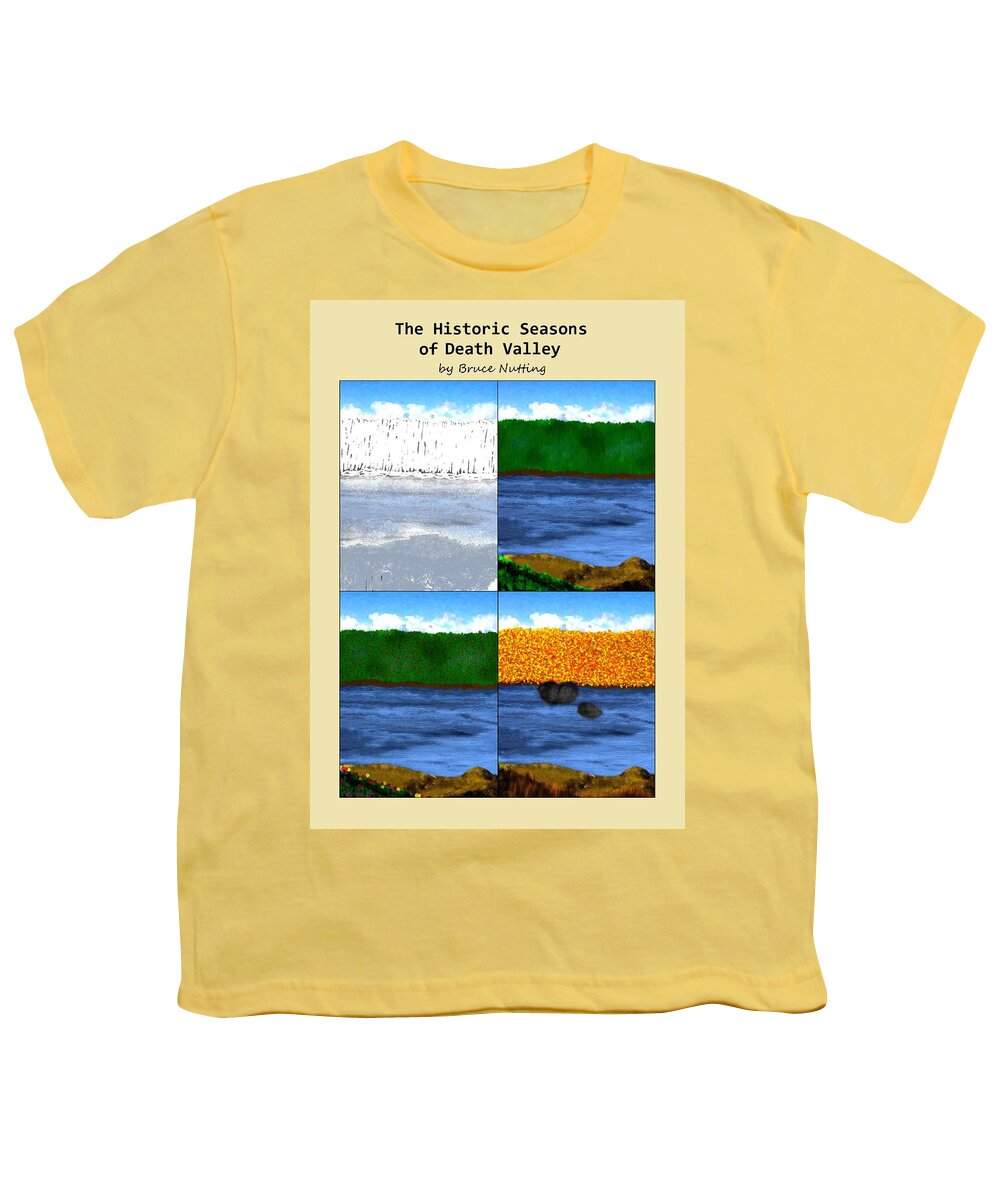 Winter Youth T-Shirt featuring the painting Four Seasons of Death Valley by Bruce Nutting