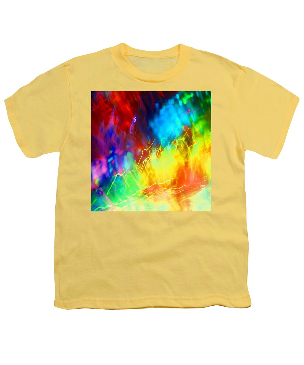 Abstract Youth T-Shirt featuring the photograph Physical Graffiti 1Full Image by Dazzle Zazz