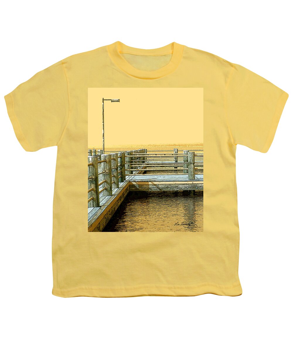 Pier Youth T-Shirt featuring the photograph Pier 2 Image A by Lee Owenby