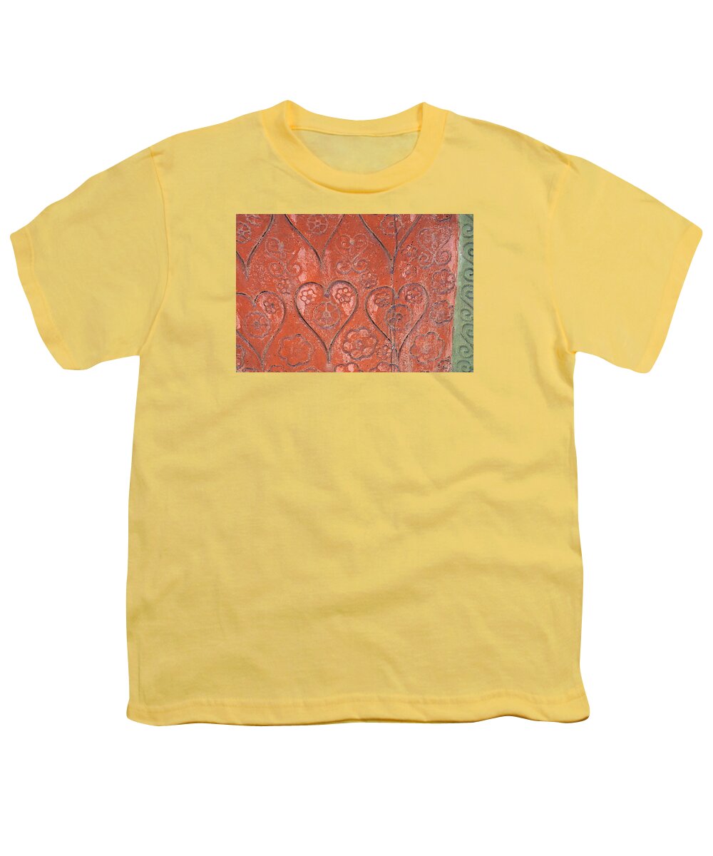 Heart Youth T-Shirt featuring the photograph Red Hearts by Art Block Collections