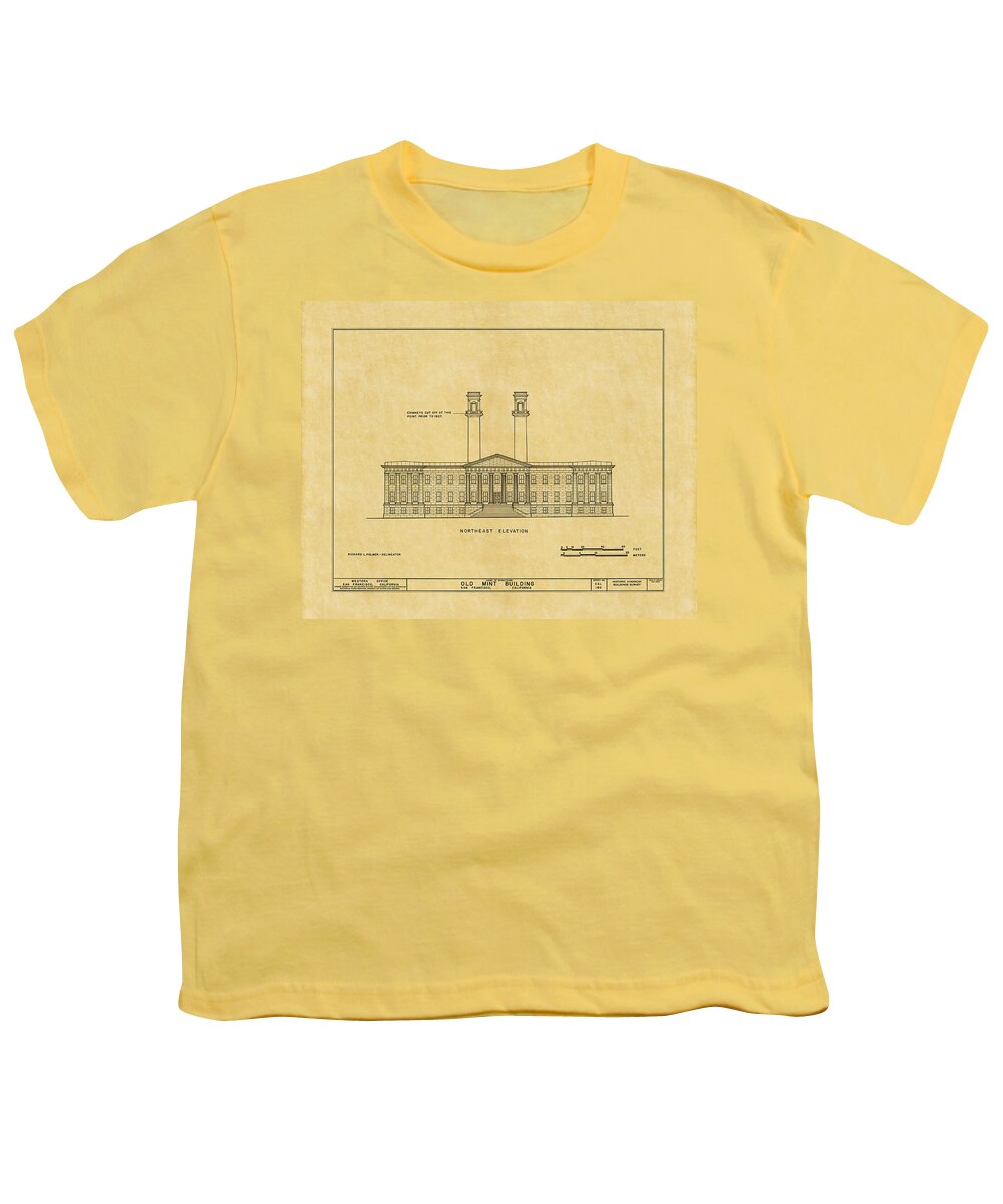 San Francisco Youth T-Shirt featuring the photograph San Francisco Mint Building by Andrew Fare
