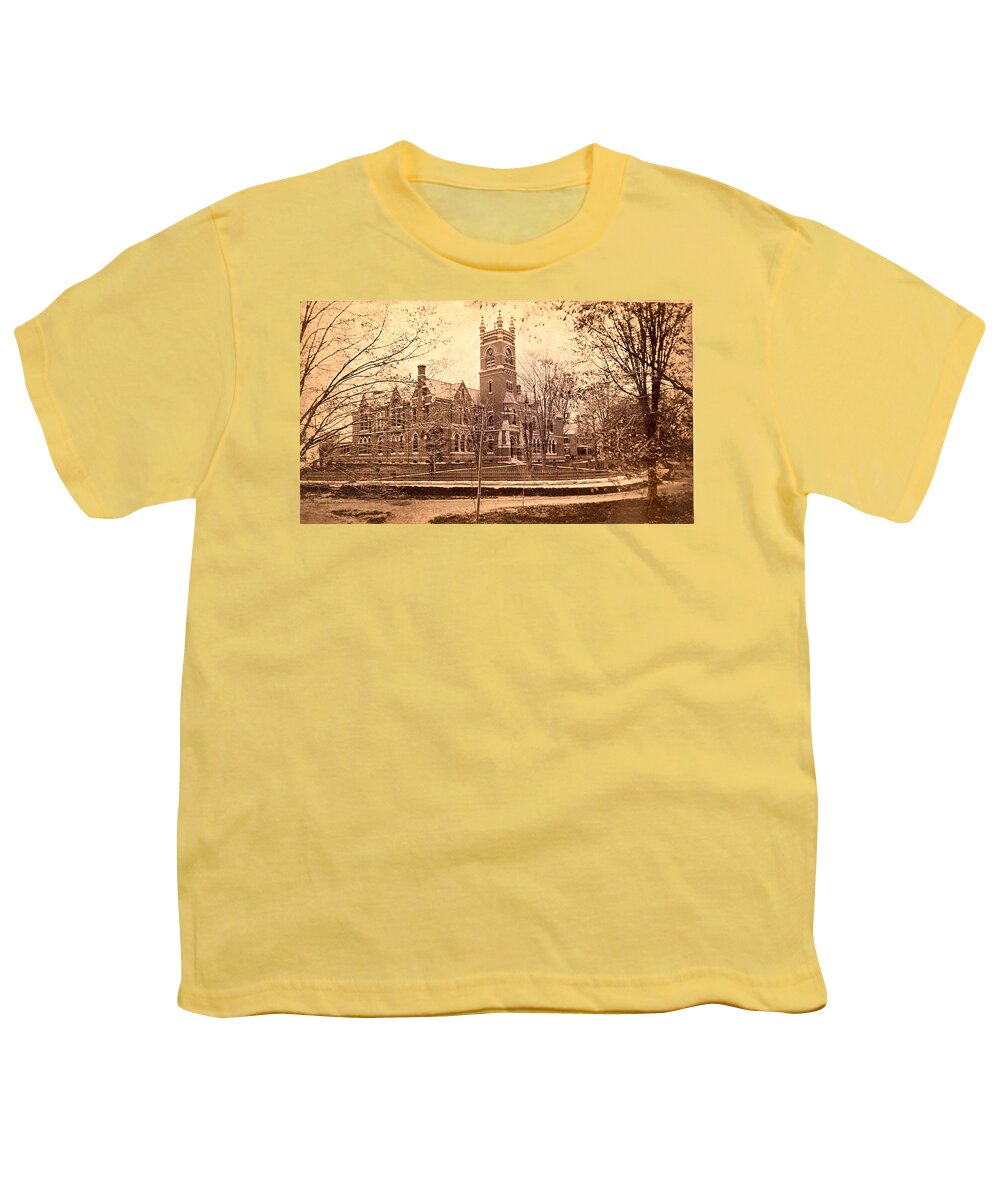 Smith College Youth T-Shirt featuring the photograph Vintage Smith College by Georgia Clare
