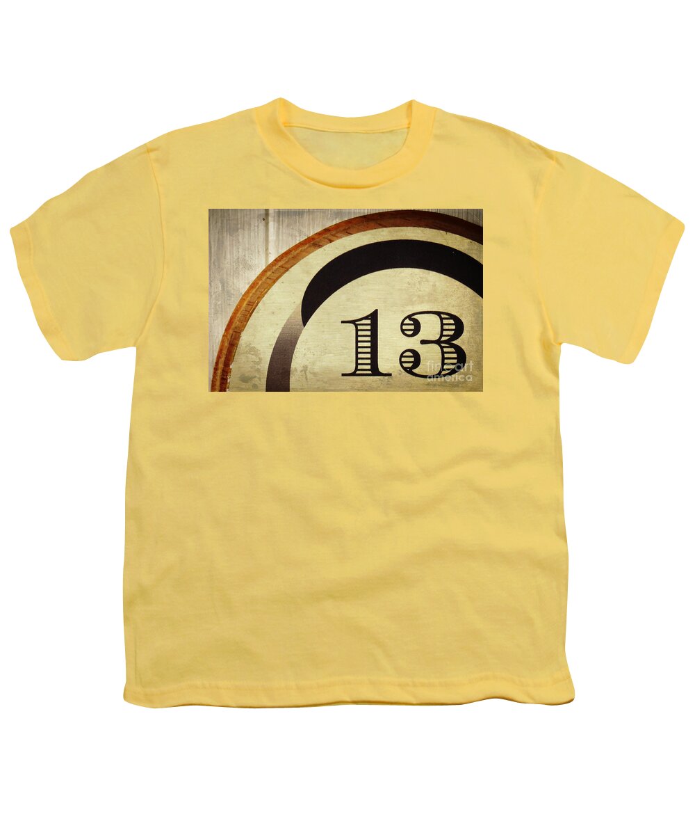 13 Youth T-Shirt featuring the photograph Thirteen by Valerie Reeves