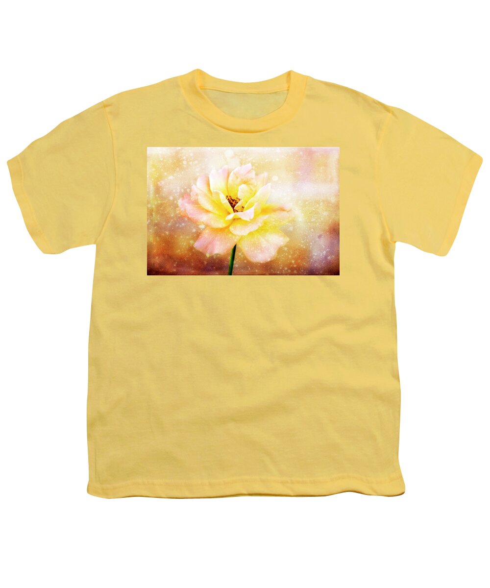 Rose Youth T-Shirt featuring the photograph After the Rain by Joan Bertucci