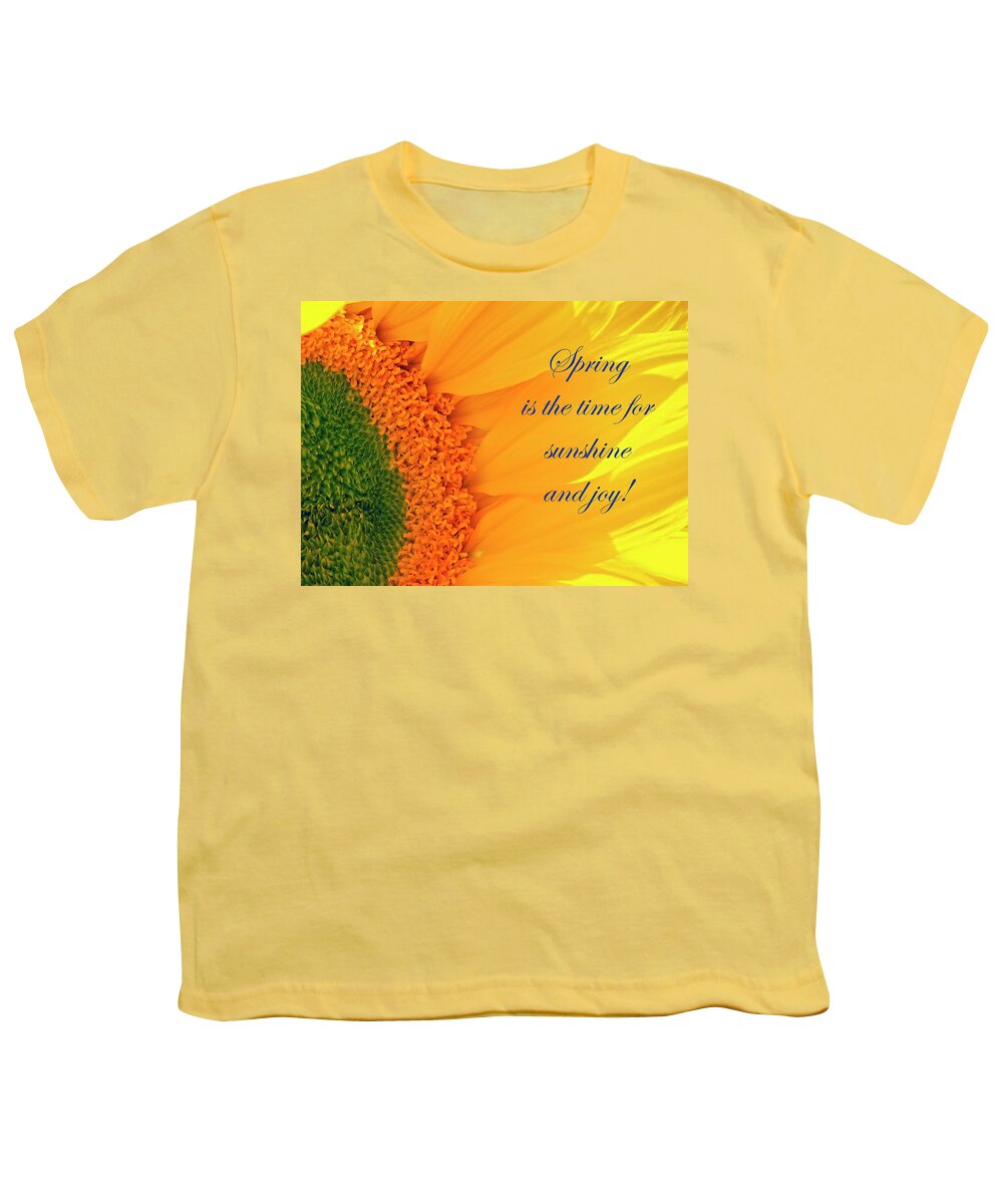 Spring Youth T-Shirt featuring the photograph Spring is the time by Johanna Hurmerinta