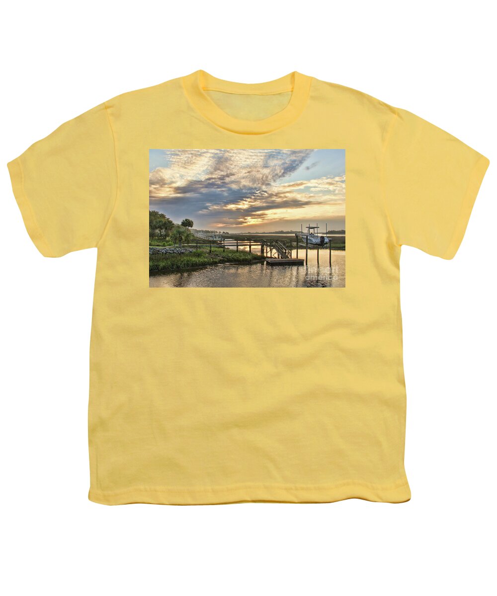Sky Youth T-Shirt featuring the photograph A Beautiful Cloudy Day by Michelle Tinger