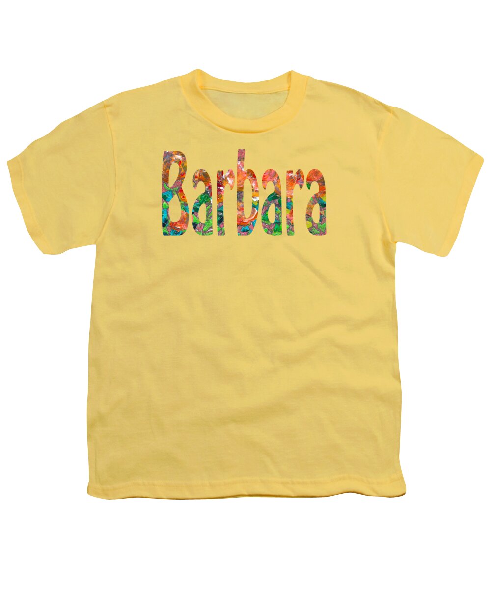Barbara Youth T-Shirt featuring the digital art Barbara by Corinne Carroll