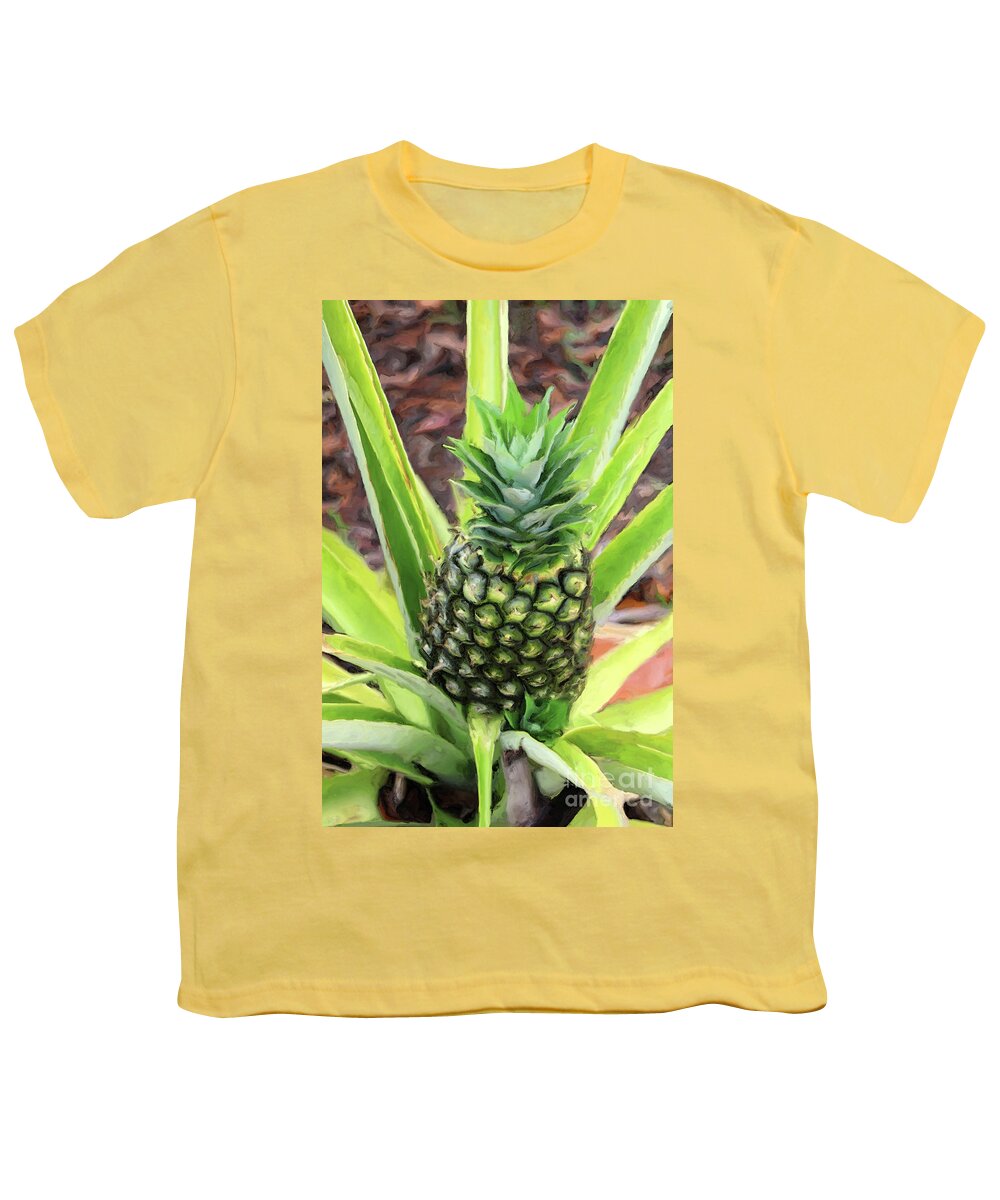 Pineapple Youth T-Shirt featuring the photograph Pineapple by Jeff Breiman