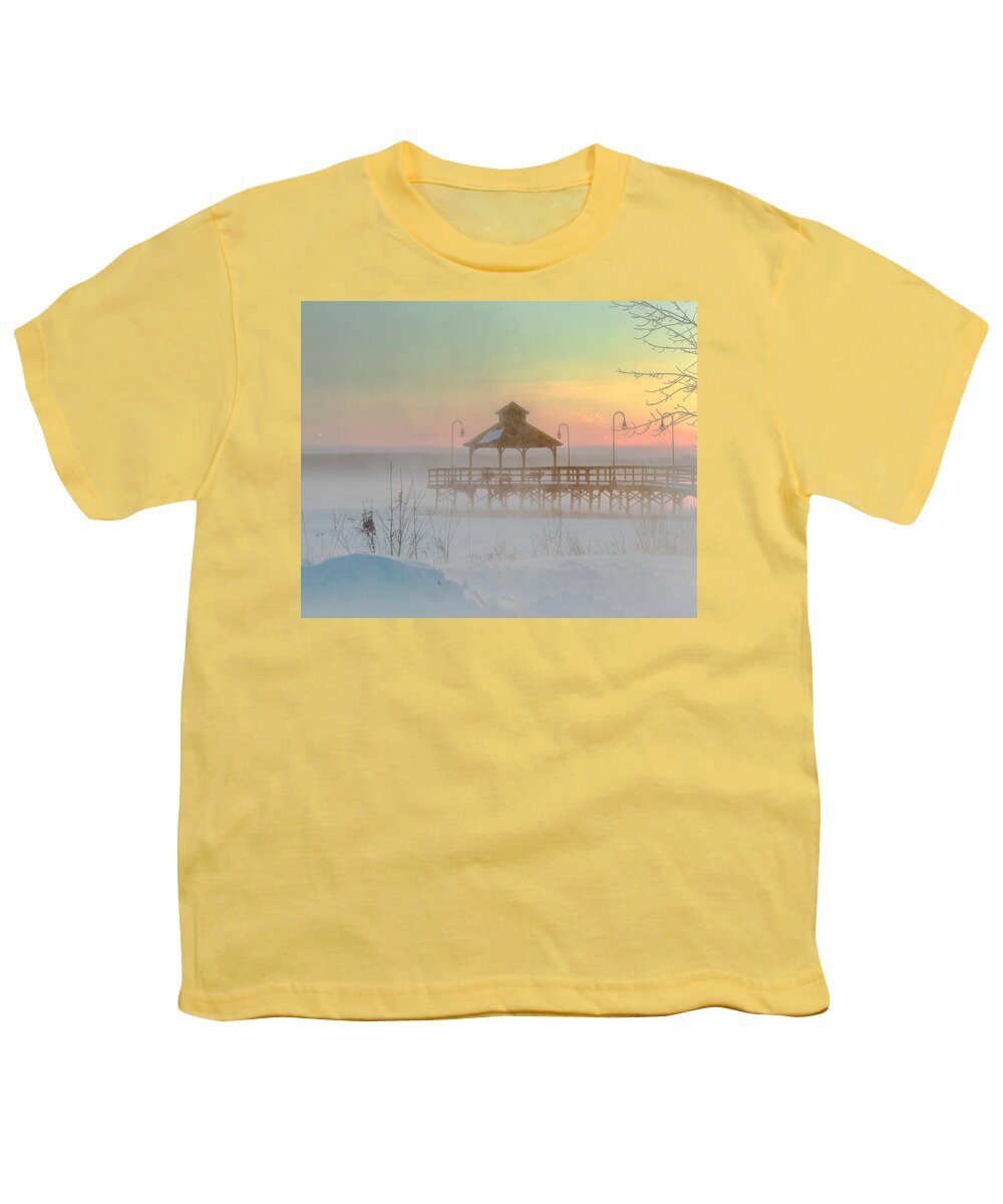Sunset Youth T-Shirt featuring the photograph Polar Vortex Sunset by Rod Best