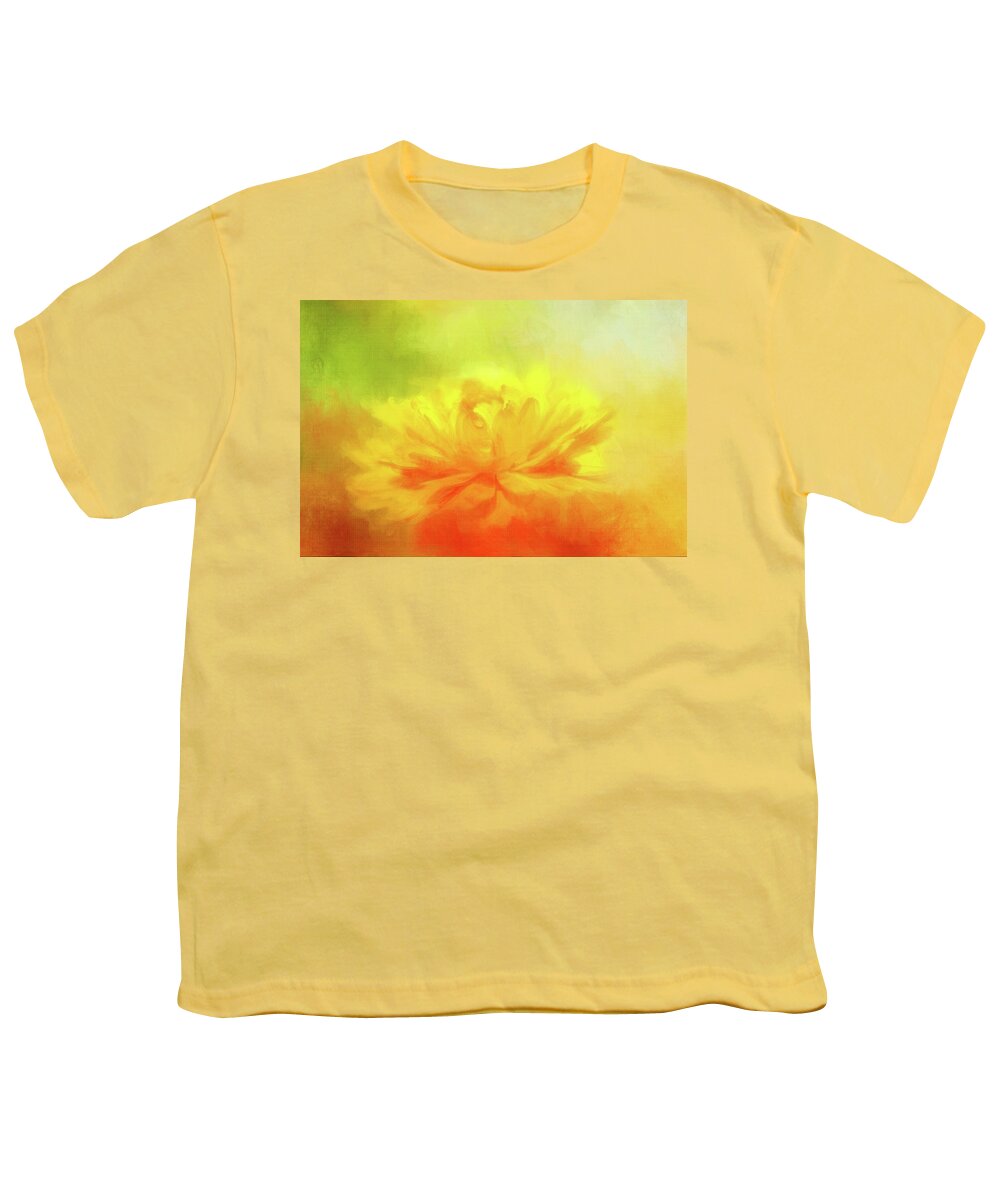 Photography Youth T-Shirt featuring the digital art Daisy Dreaming by Terry Davis
