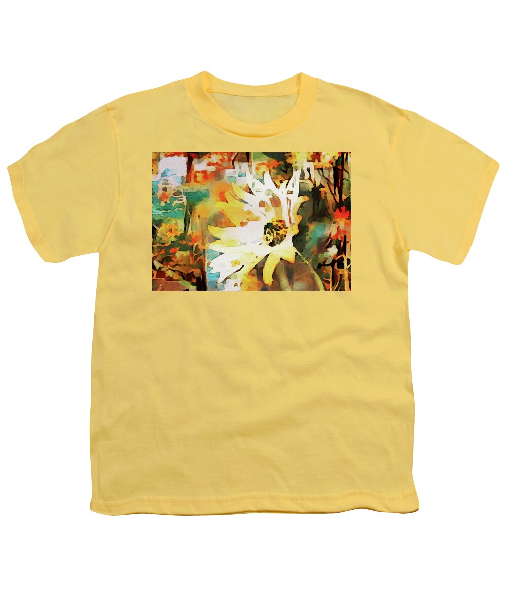 Daydreaming Daisies Youth T-Shirt featuring the painting Daydreaming Daisies by Susan Maxwell Schmidt