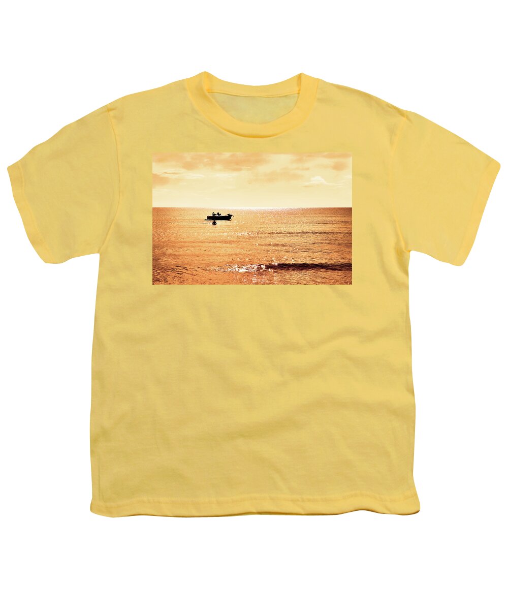 Ocean Youth T-Shirt featuring the photograph Endless Sea by Laura Fasulo