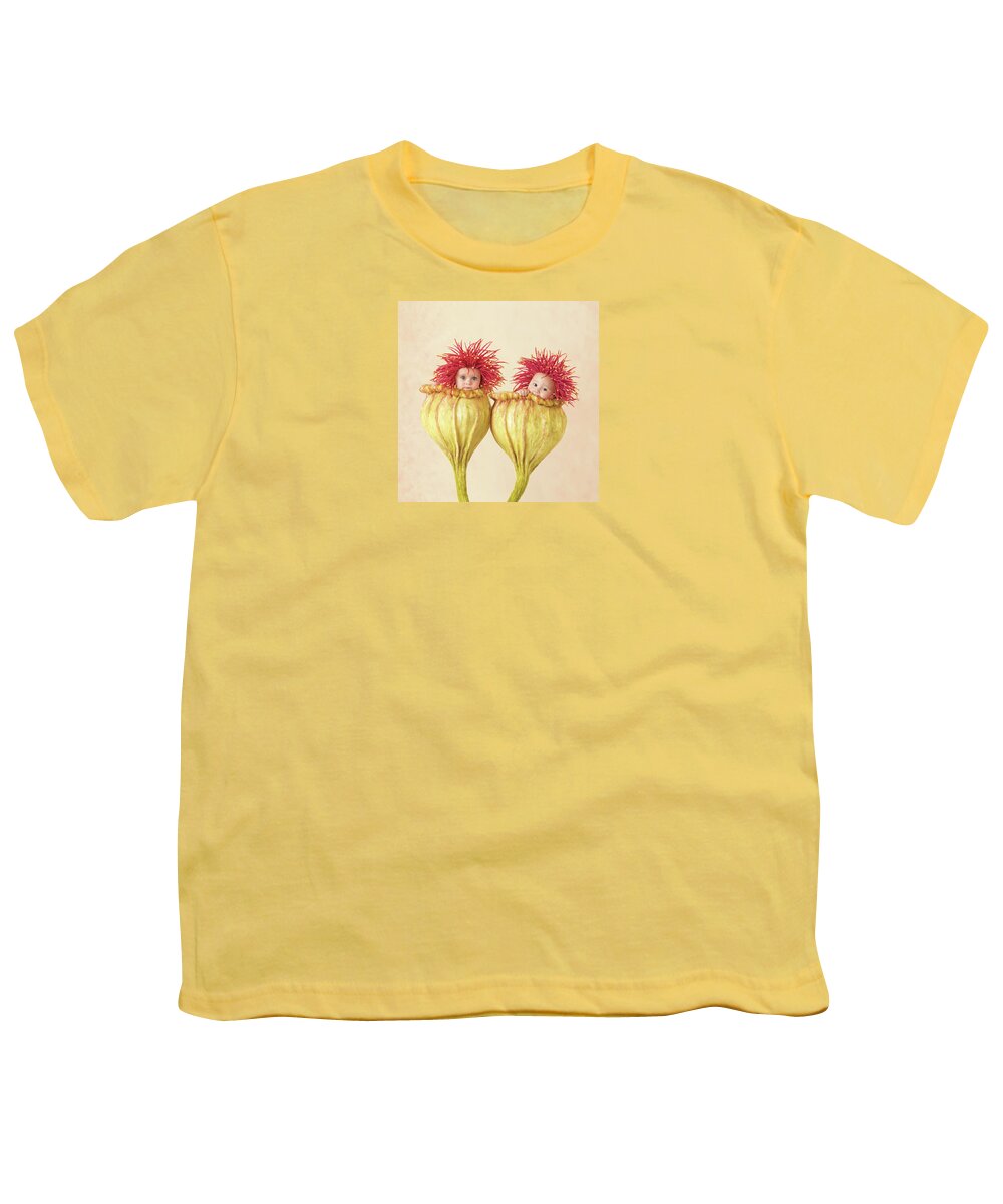 Flowers Youth T-Shirt featuring the photograph Eucalyptus Babies by Anne Geddes