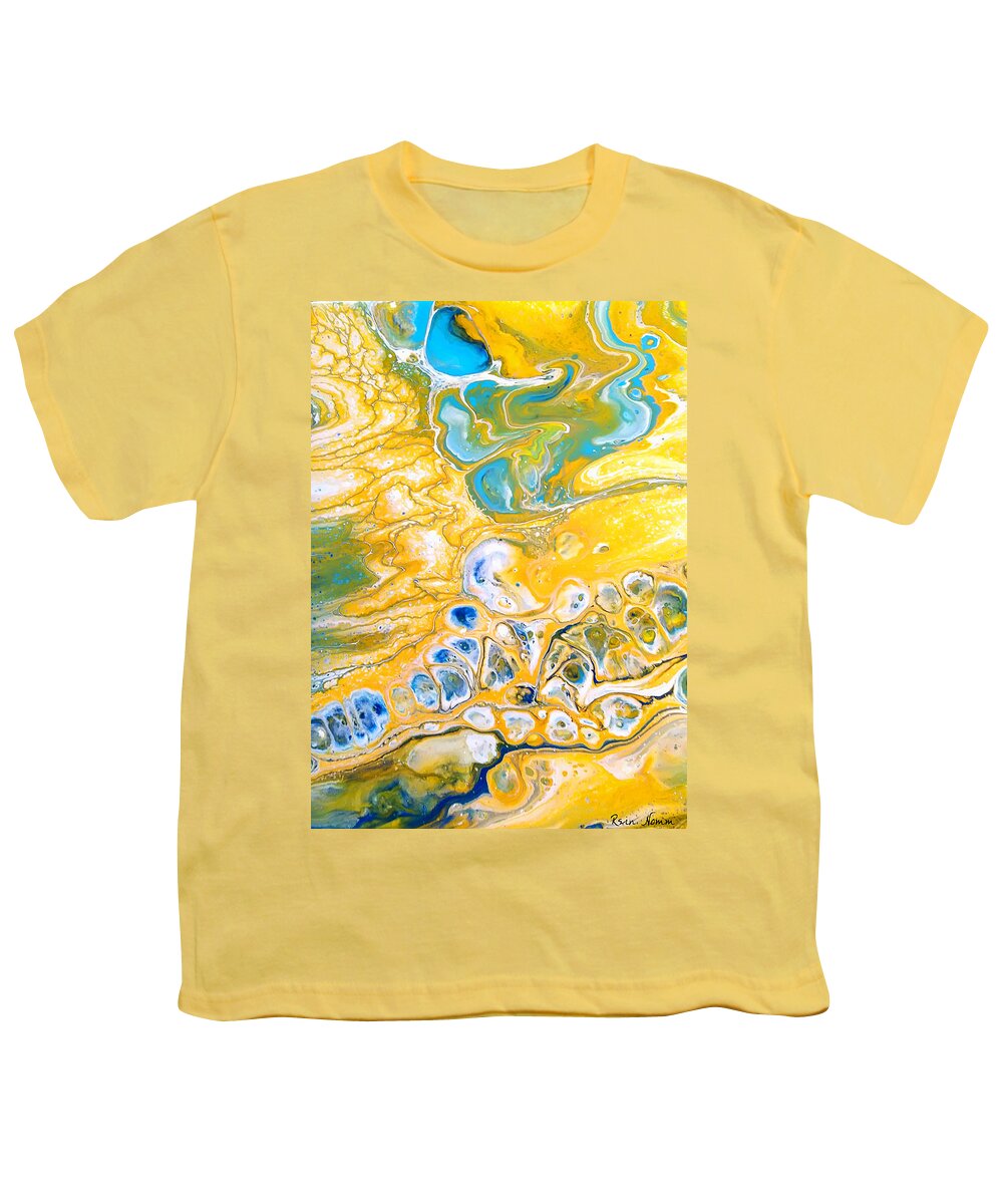  Youth T-Shirt featuring the painting Oasis by Rein Nomm