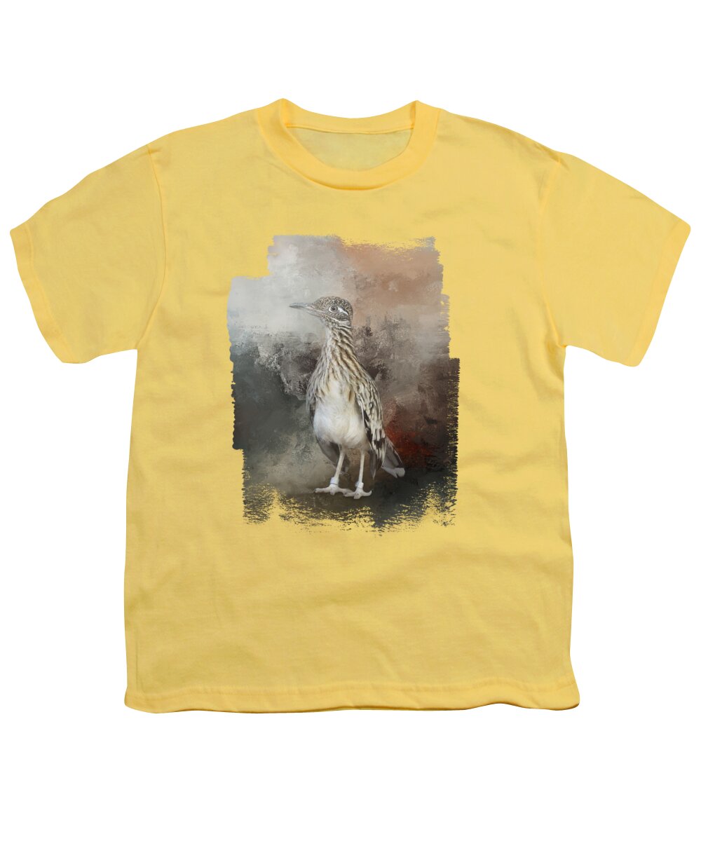 Greater Roadrunner Youth T-Shirt featuring the photograph Phoenix Roadrunner by Elisabeth Lucas