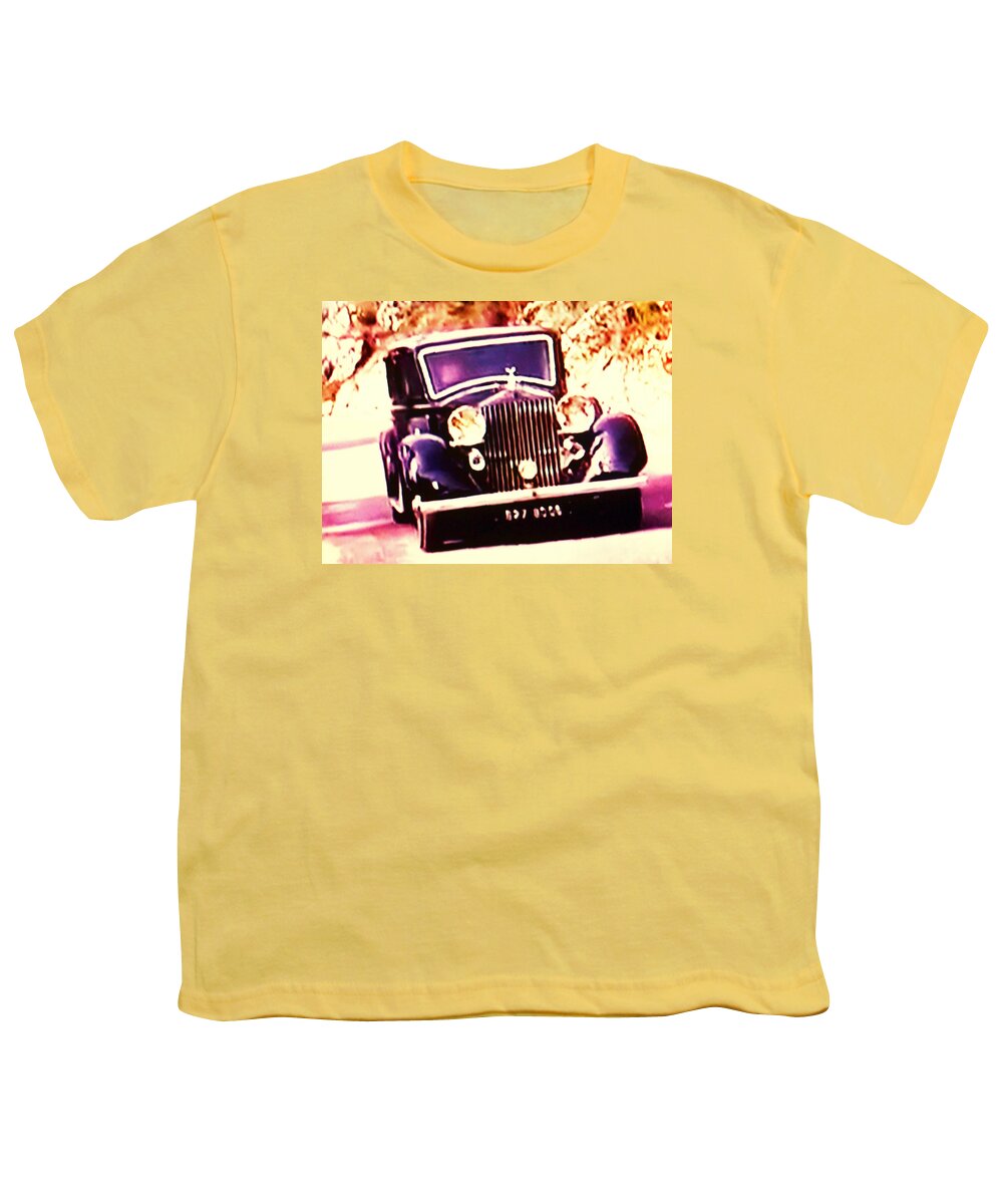 Cars Youth T-Shirt featuring the photograph Rolls by Dietmar Scherf