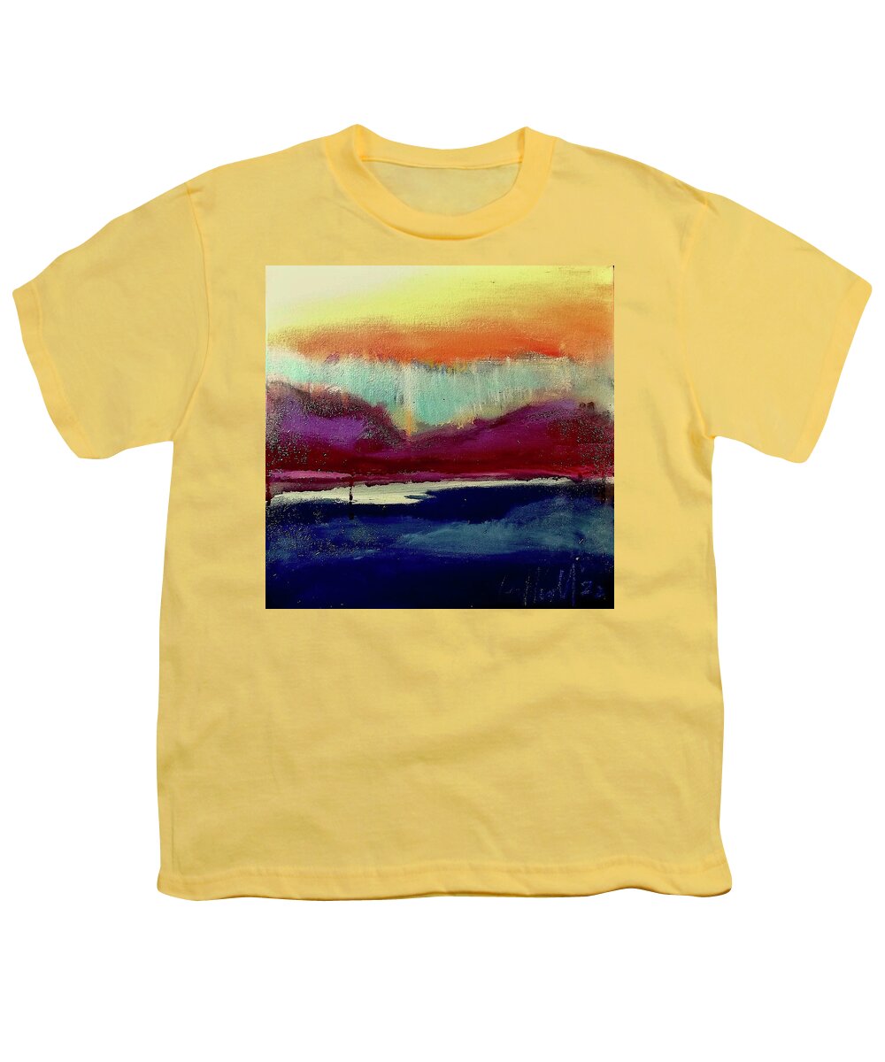 Painting Youth T-Shirt featuring the painting Squall by Les Leffingwell