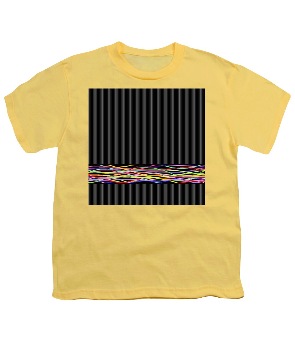 Black Youth T-Shirt featuring the digital art Swept Away by Designs By L