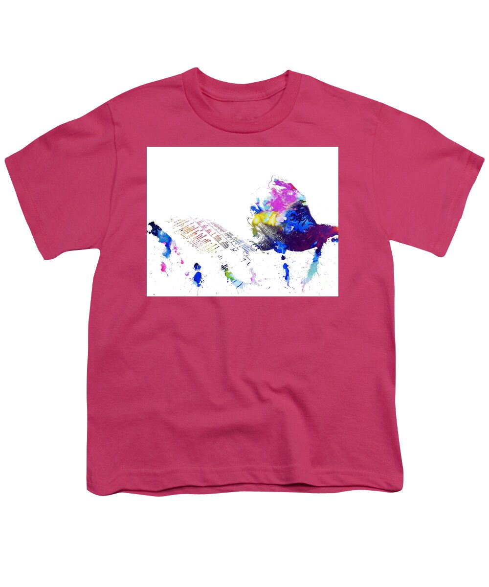 Jesus Christ Youth T-Shirt featuring the painting Jesus Christ - Watercolor by Doc Braham