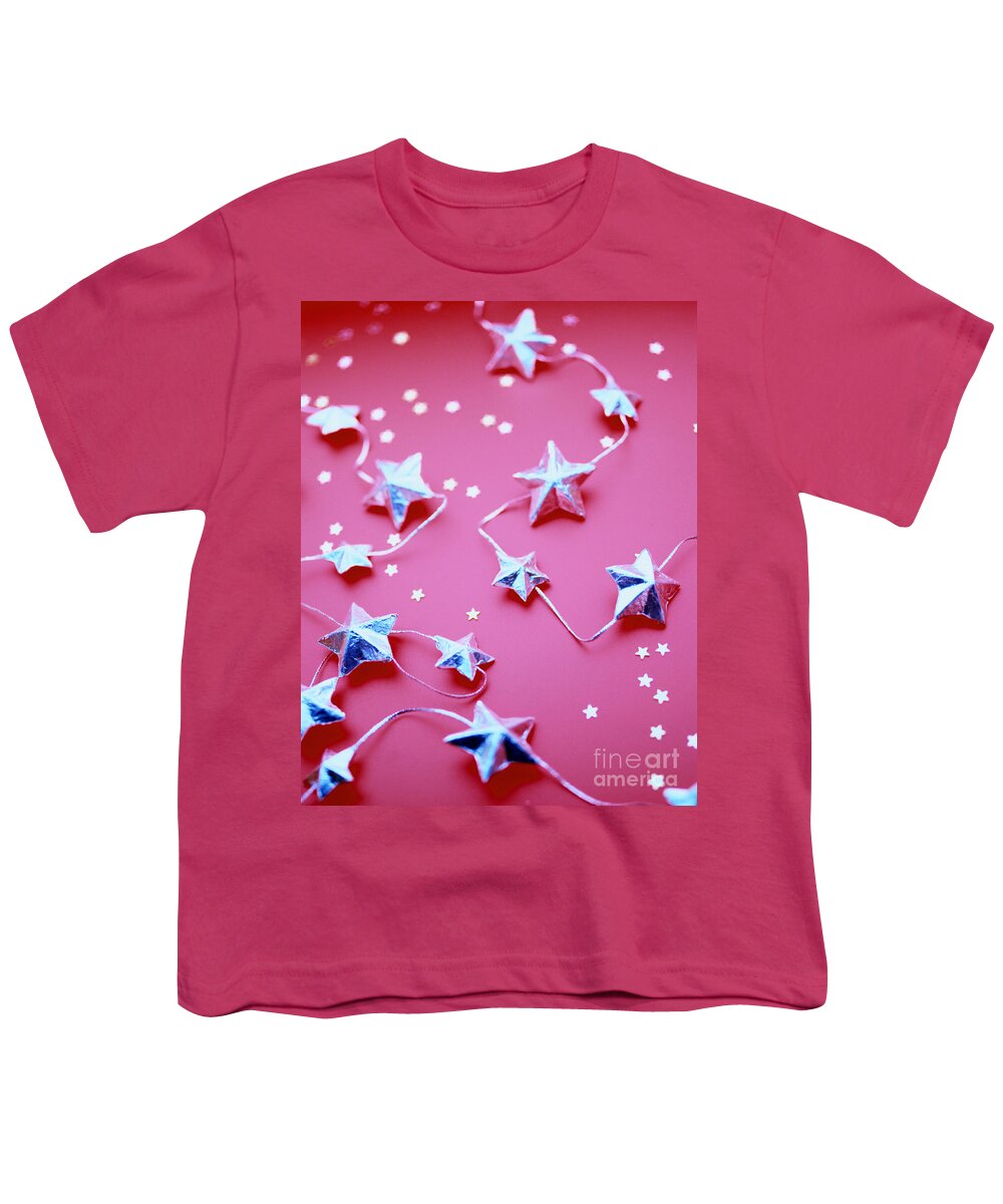 Celebration Youth T-Shirt featuring the photograph Star Garland #3 by Lawrence Lawry