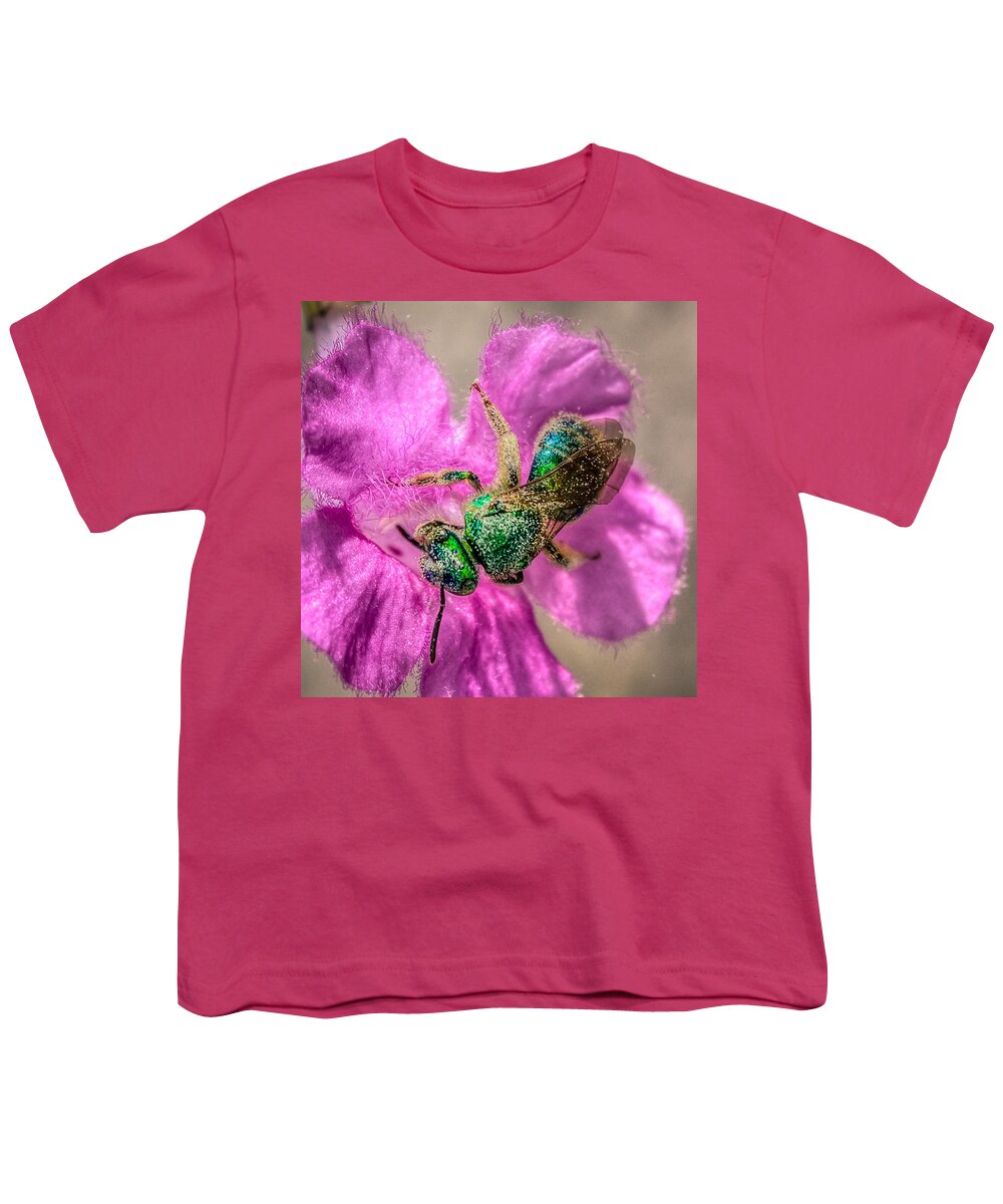 Antenna Youth T-Shirt featuring the photograph Agapostemon texanus by Rob Sellers