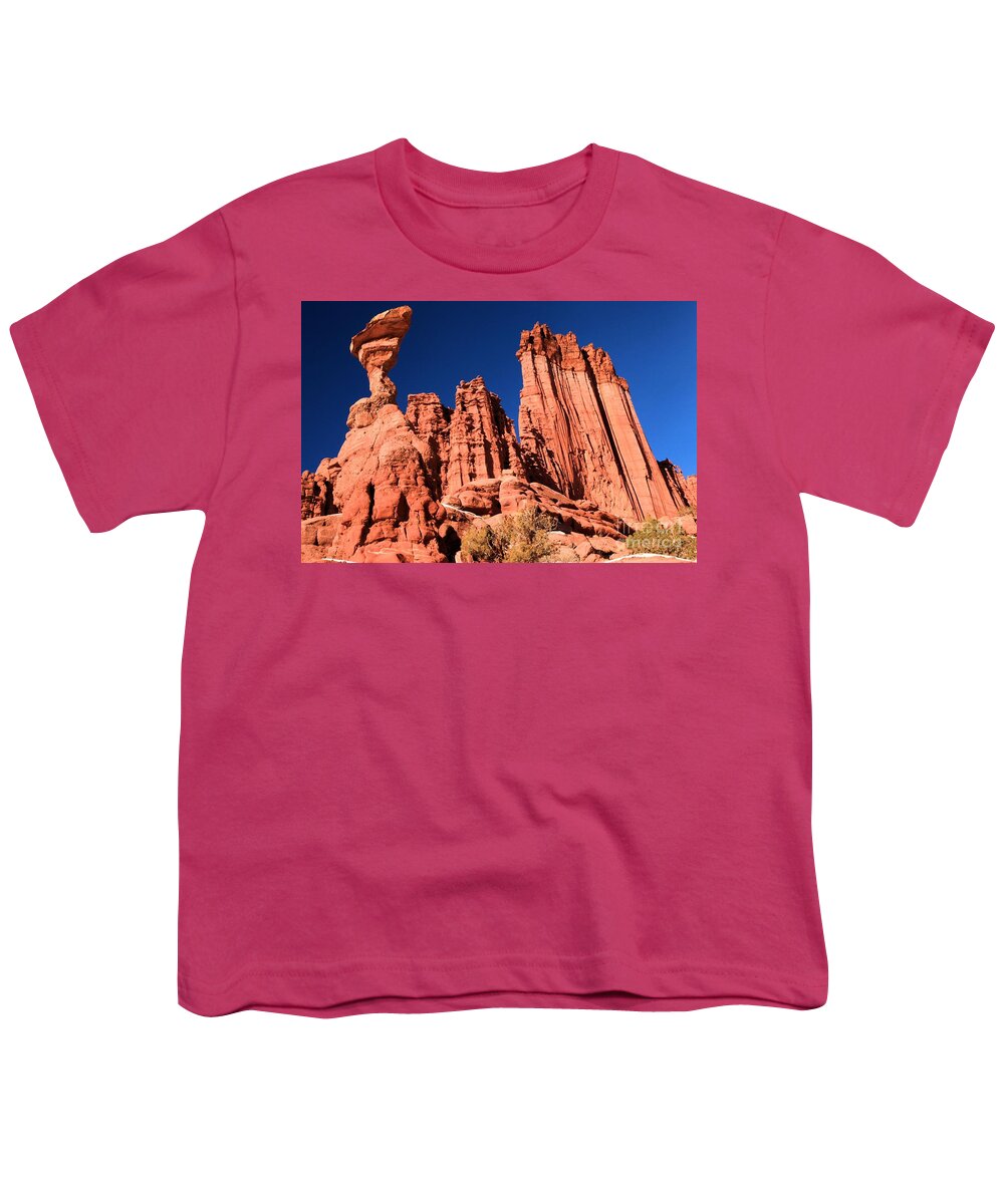 Fisher Towers Youth T-Shirt featuring the photograph Eclectic Collection by Adam Jewell