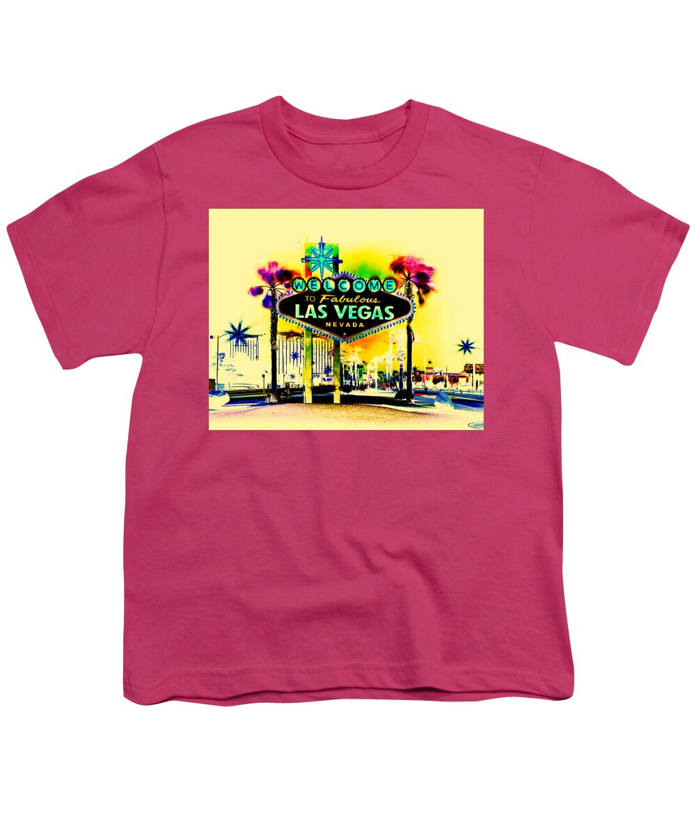 Las Vegas Youth T-Shirt featuring the photograph Vegas Weekends by Az Jackson