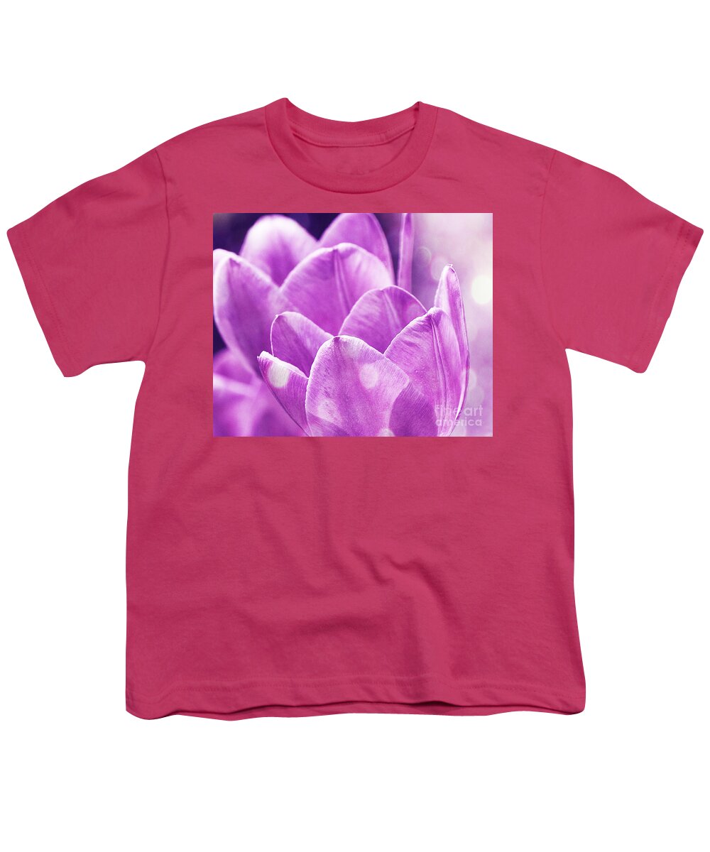 Purple Youth T-Shirt featuring the photograph Dots by Traci Cottingham