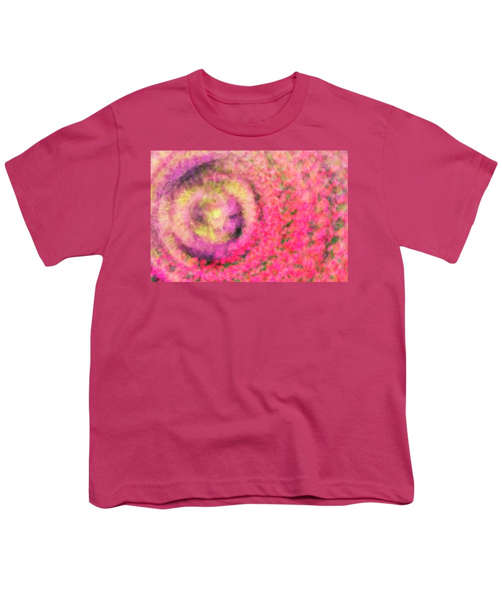 Summer Youth T-Shirt featuring the photograph Impression Series - Floral Galaxies #1 by Ranjay Mitra