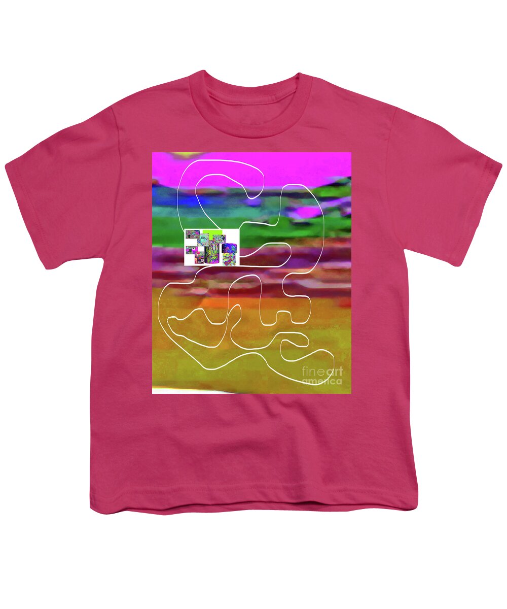 Walter Paul Bebirian Youth T-Shirt featuring the digital art 10-22-2015abc by Walter Paul Bebirian