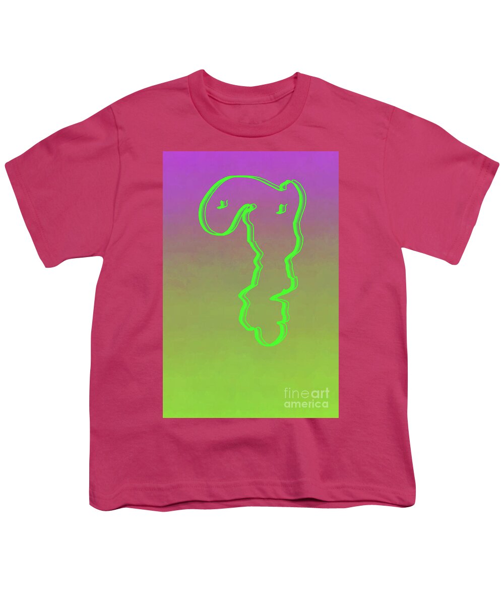 Walter Paul Bebirian Youth T-Shirt featuring the digital art 9-3-2015babcdefghijkl by Walter Paul Bebirian