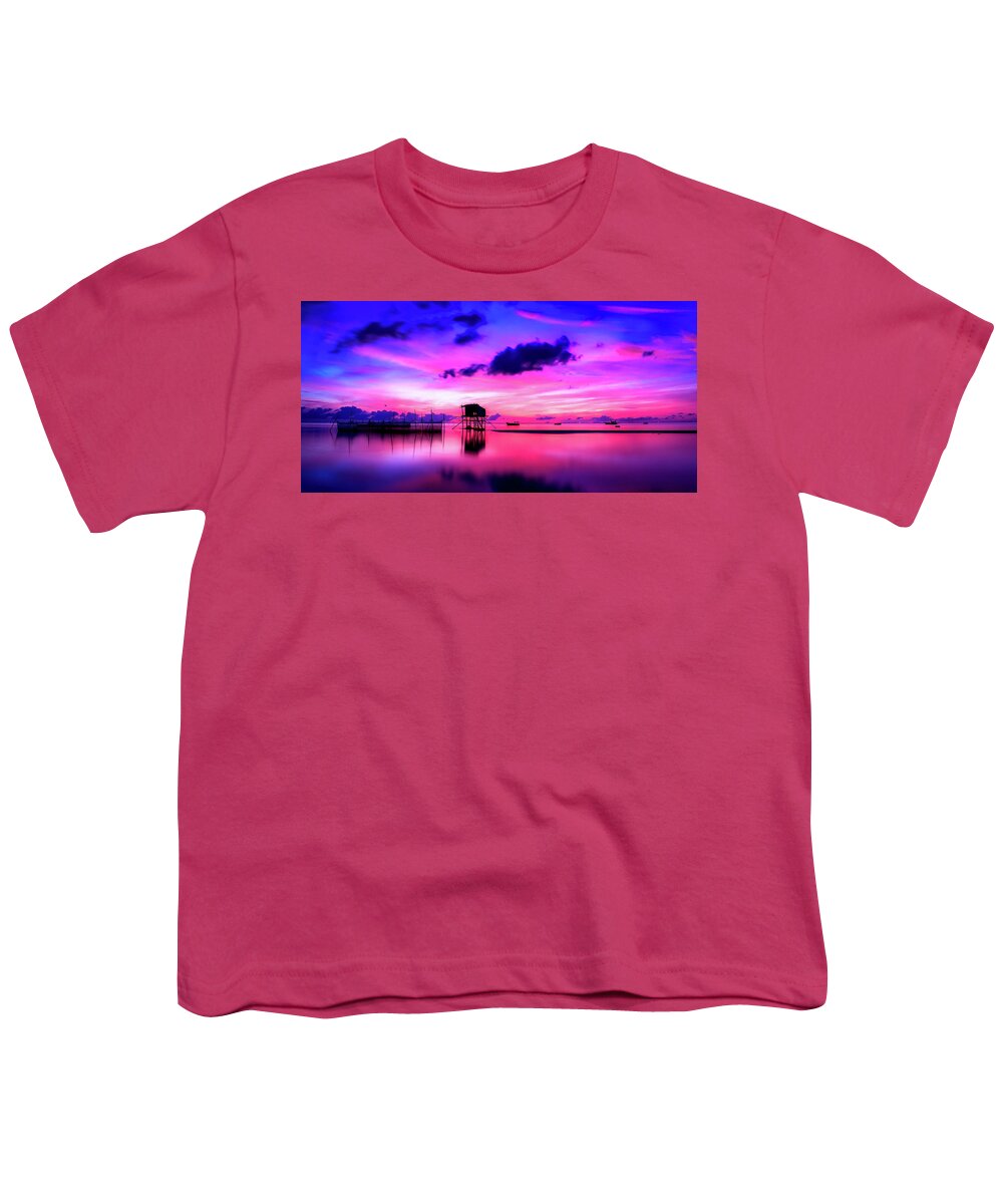 Panorama Youth T-Shirt featuring the photograph All Is Quiet by Mountain Dreams