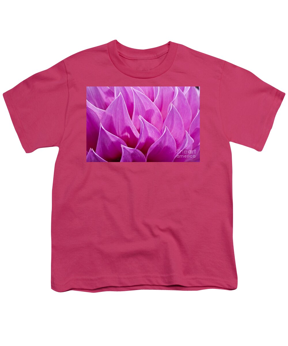 Abstract Youth T-Shirt featuring the photograph Dahlia Close-up II by Bill Brennan - Printscapes