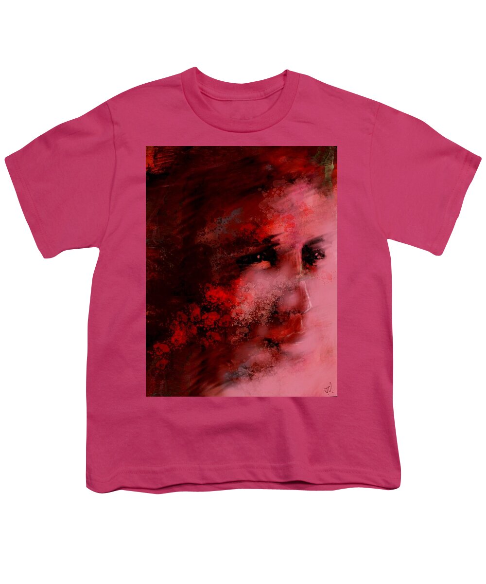 Portrait Youth T-Shirt featuring the digital art Emerging by Jim Vance
