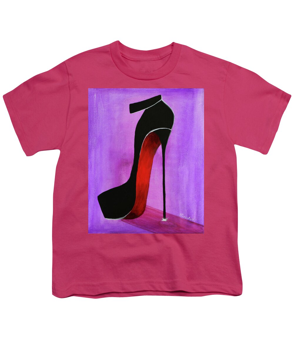 Shoe Youth T-Shirt featuring the painting One Night In Old Town by Iryna Goodall