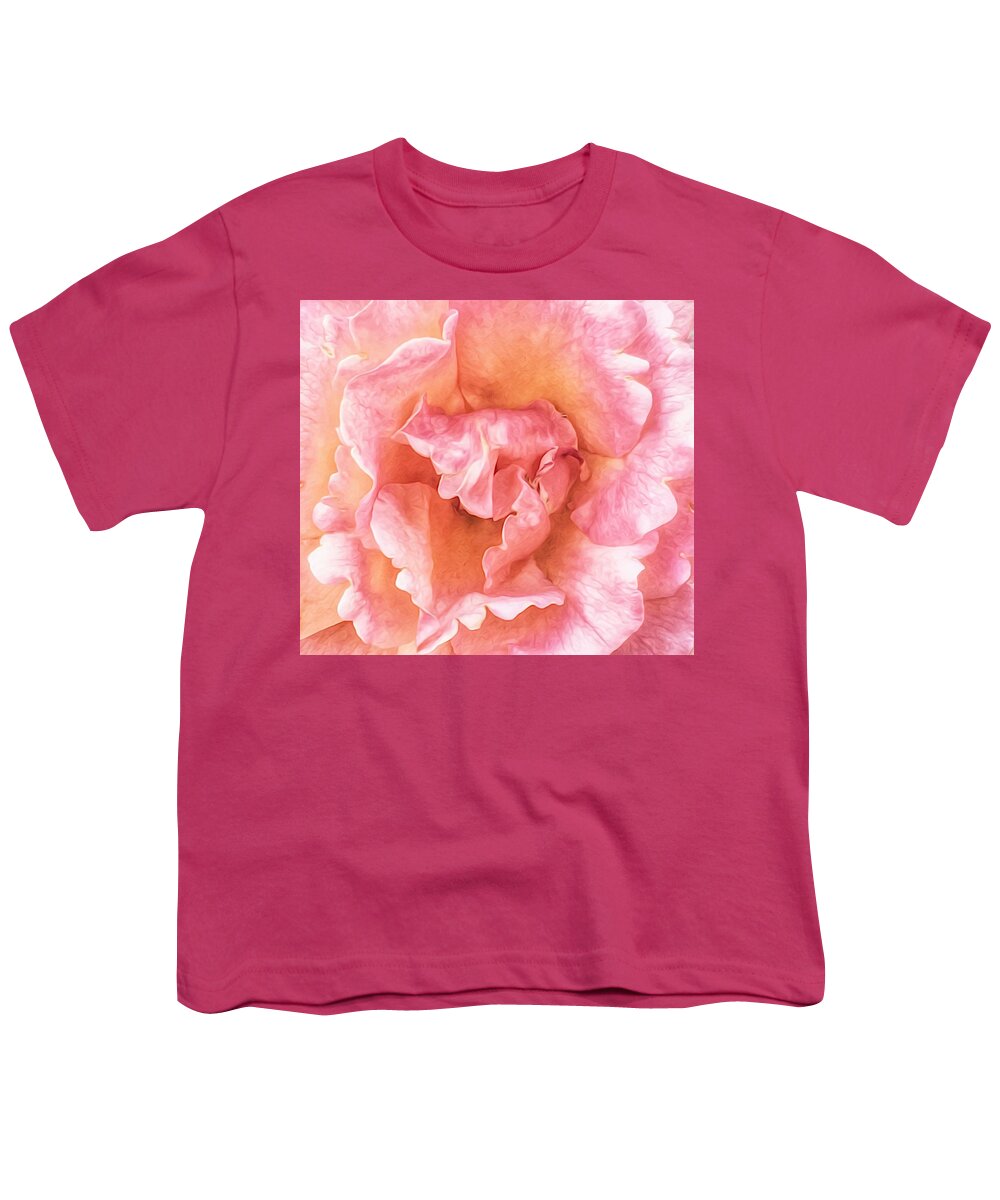 Rose Youth T-Shirt featuring the photograph Pretty in Pink by Doris Aguirre