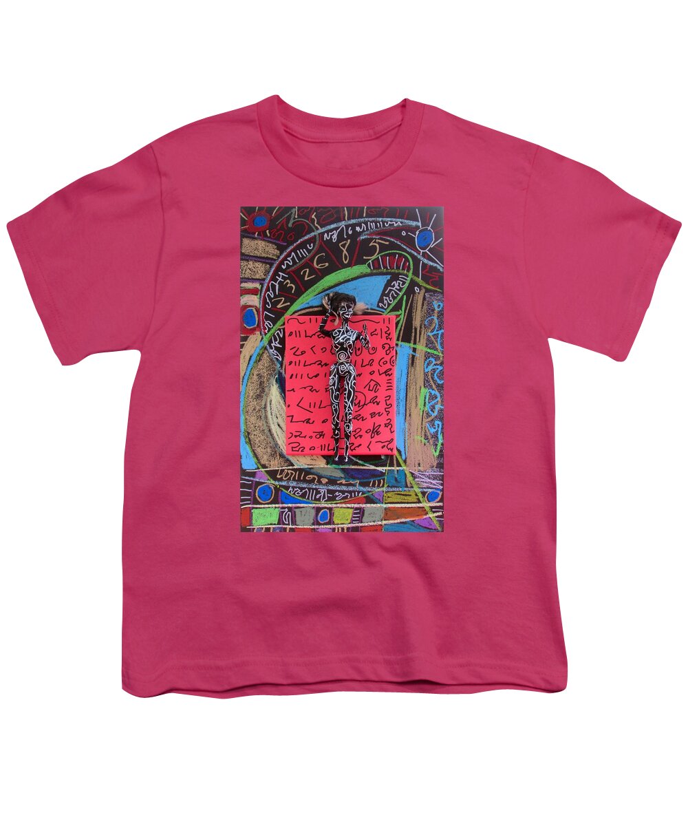 Herbal Tincture Youth T-Shirt featuring the painting Solomon's Seal Herbal Tincture by Clarity Artists
