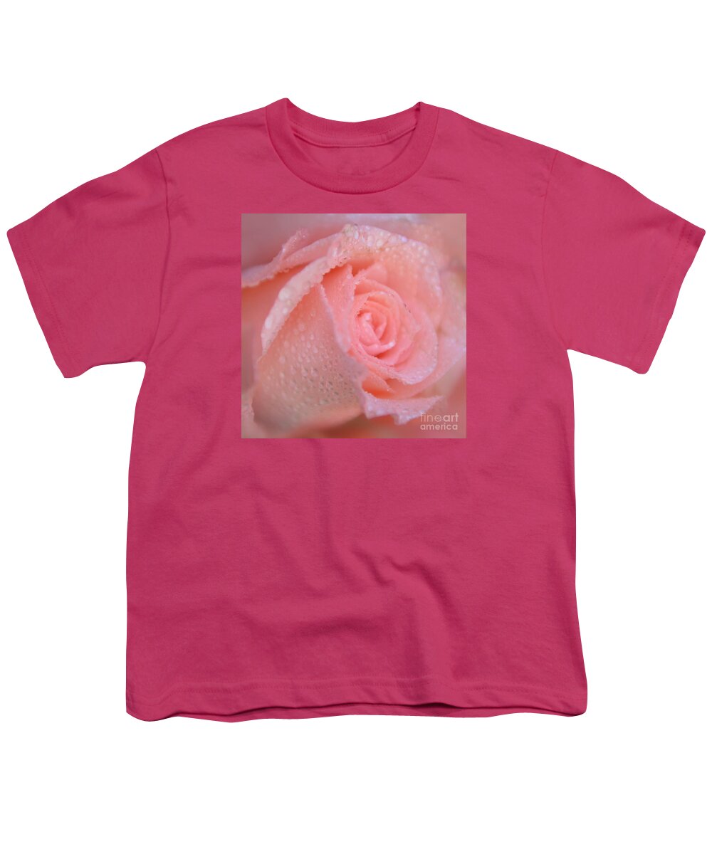 Pink Rose Youth T-Shirt featuring the photograph Sweet Memories in Pink by Olga Hamilton