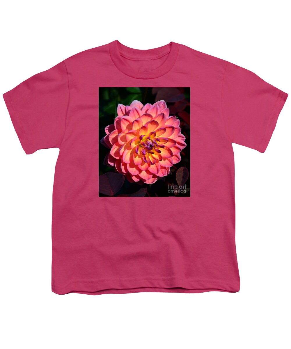 Flowers Youth T-Shirt featuring the photograph Tranquility by Cindy Manero