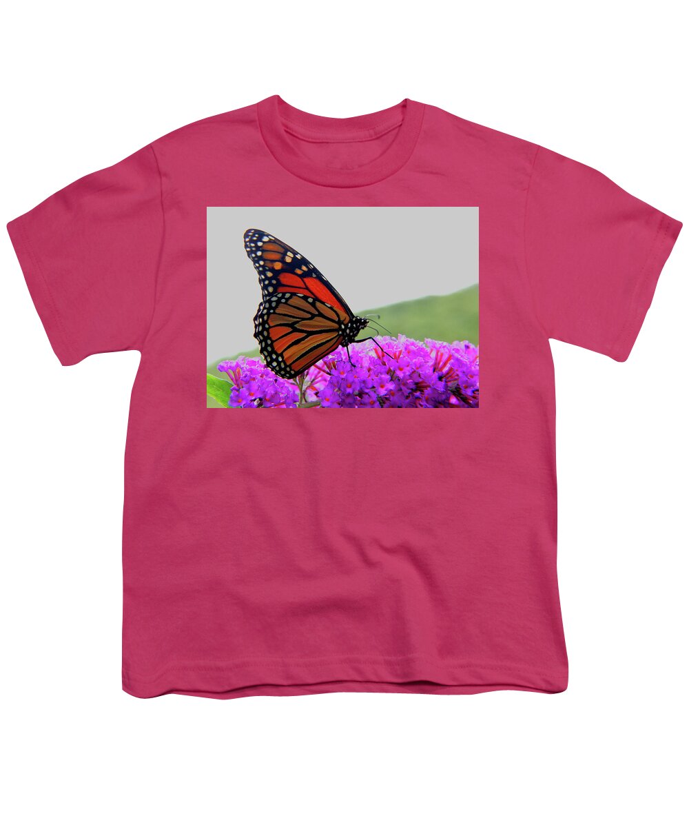 Butterfly Youth T-Shirt featuring the photograph Celebrate Goodness by Allen Nice-Webb