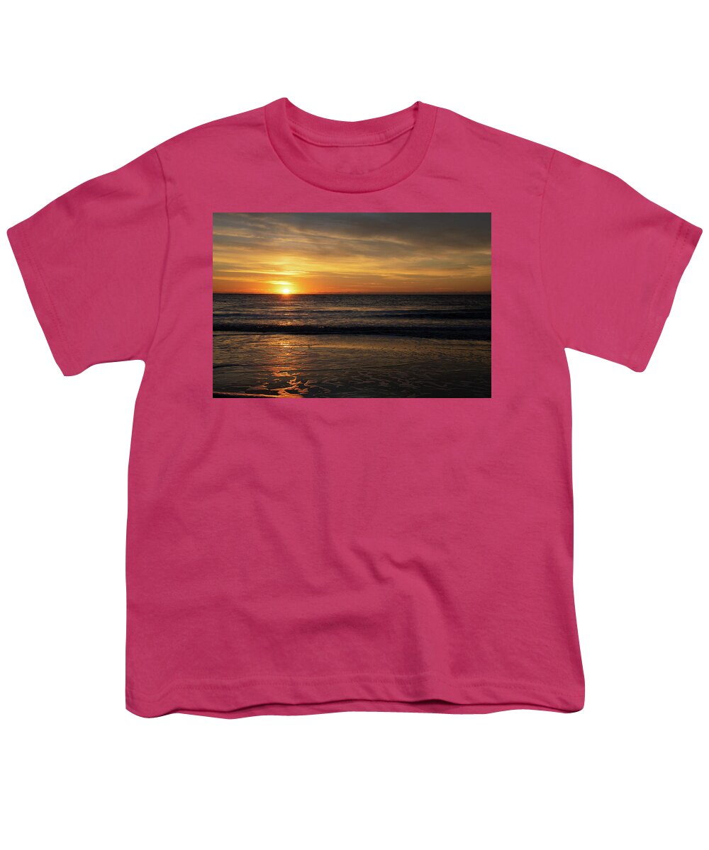 Sunrise Youth T-Shirt featuring the photograph Here Comes The Sun On Hilton Head No. 0348 by Dennis Schmidt