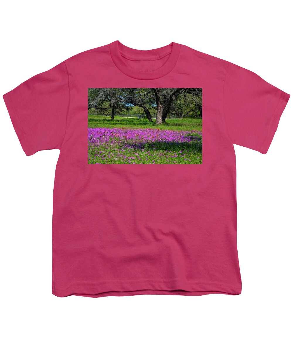 Texas Youth T-Shirt featuring the photograph Country Heaven by Lynn Bauer