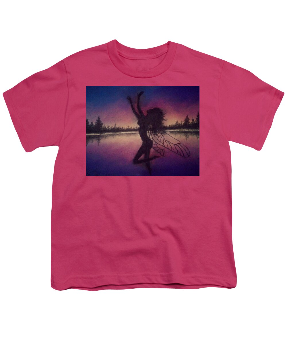  Fairy Youth T-Shirt featuring the painting Magic Ovations by Jen Shearer