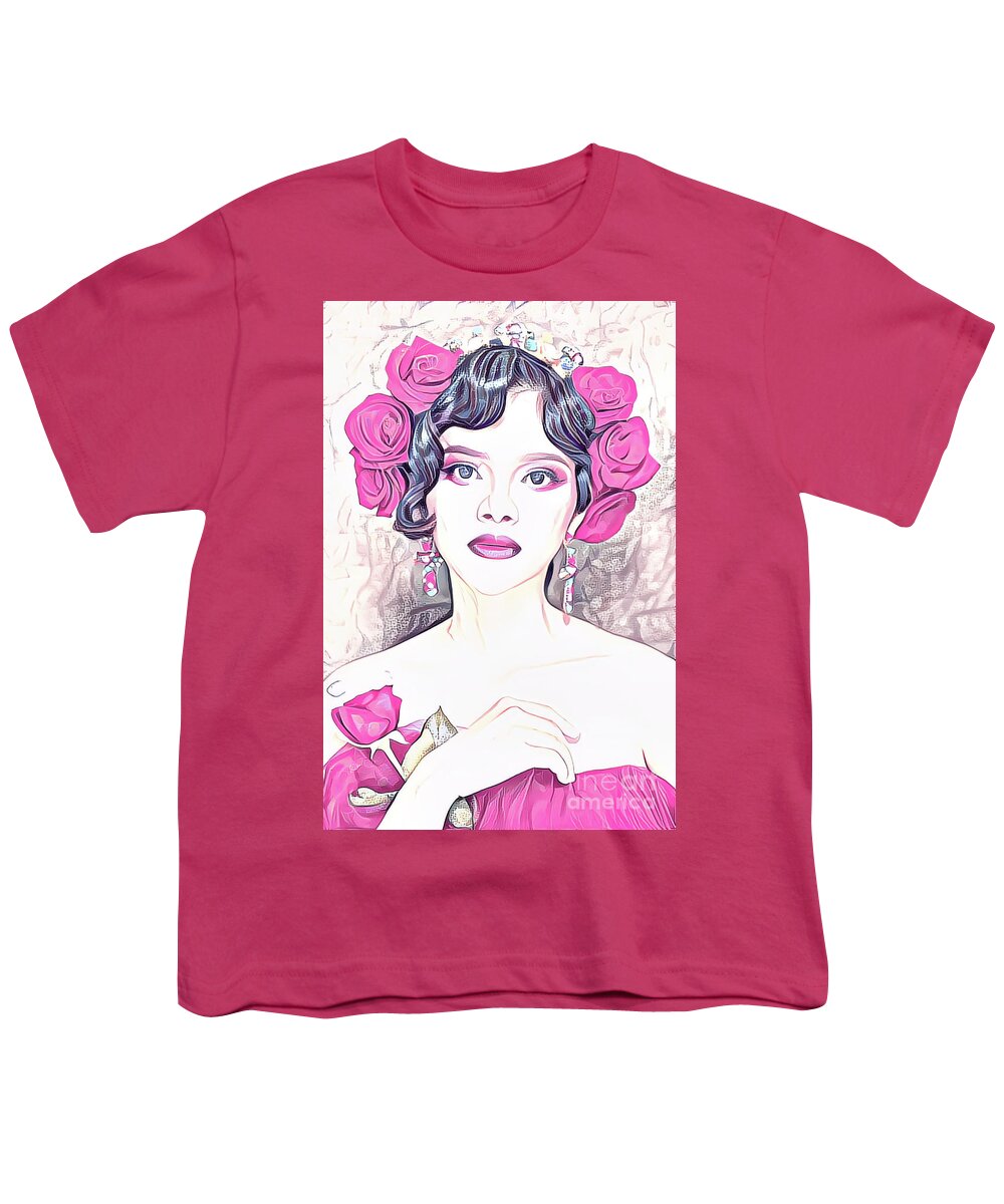 Beauty Youth T-Shirt featuring the photograph Rose Pink Beauty by Jack Torcello
