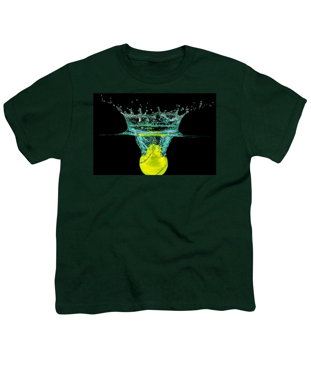 Activity Youth T-Shirt featuring the photograph Tennis Ball #6 by Peter Lakomy