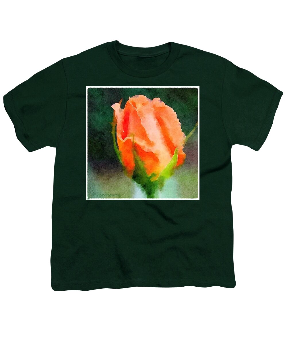 Floral Youth T-Shirt featuring the photograph A New Dawn by Anna Porter